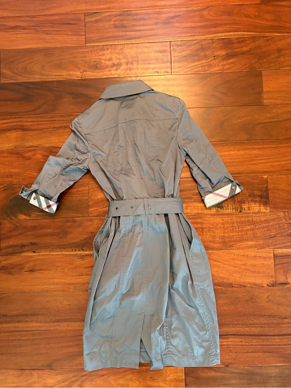 Burberry Brit Slate Gray Shirt Dress - Picture 2 of 7